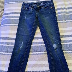 Distressed American Eagle Skinny Jeans